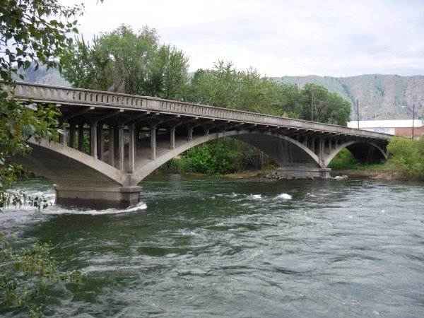 Sunnyslope side view of Monitor Bridge